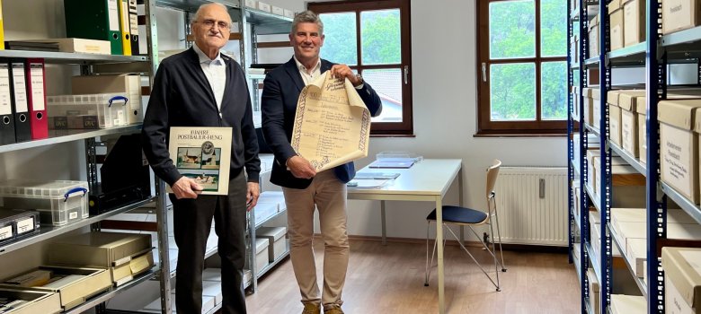 Josef Lobenhofer mit Horst Kratzer