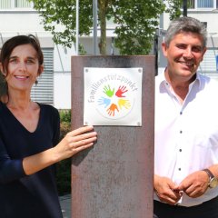 Bürgermeister am Familienstützpunkt