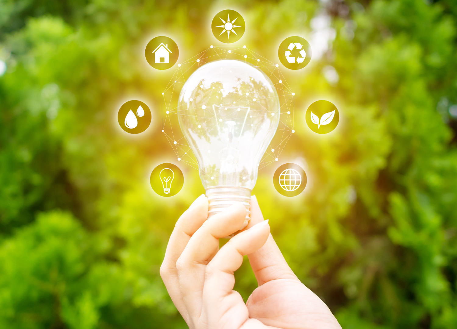 Design ohne Titel - 2 Energiekreislauf als Glühbirne