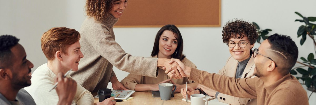 Vorstellung in einem Meeting