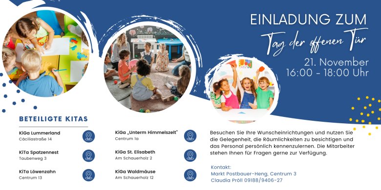 Flyer Tag der offenen Tür A4 (Banner Medium (US) (Querformat)) - 2