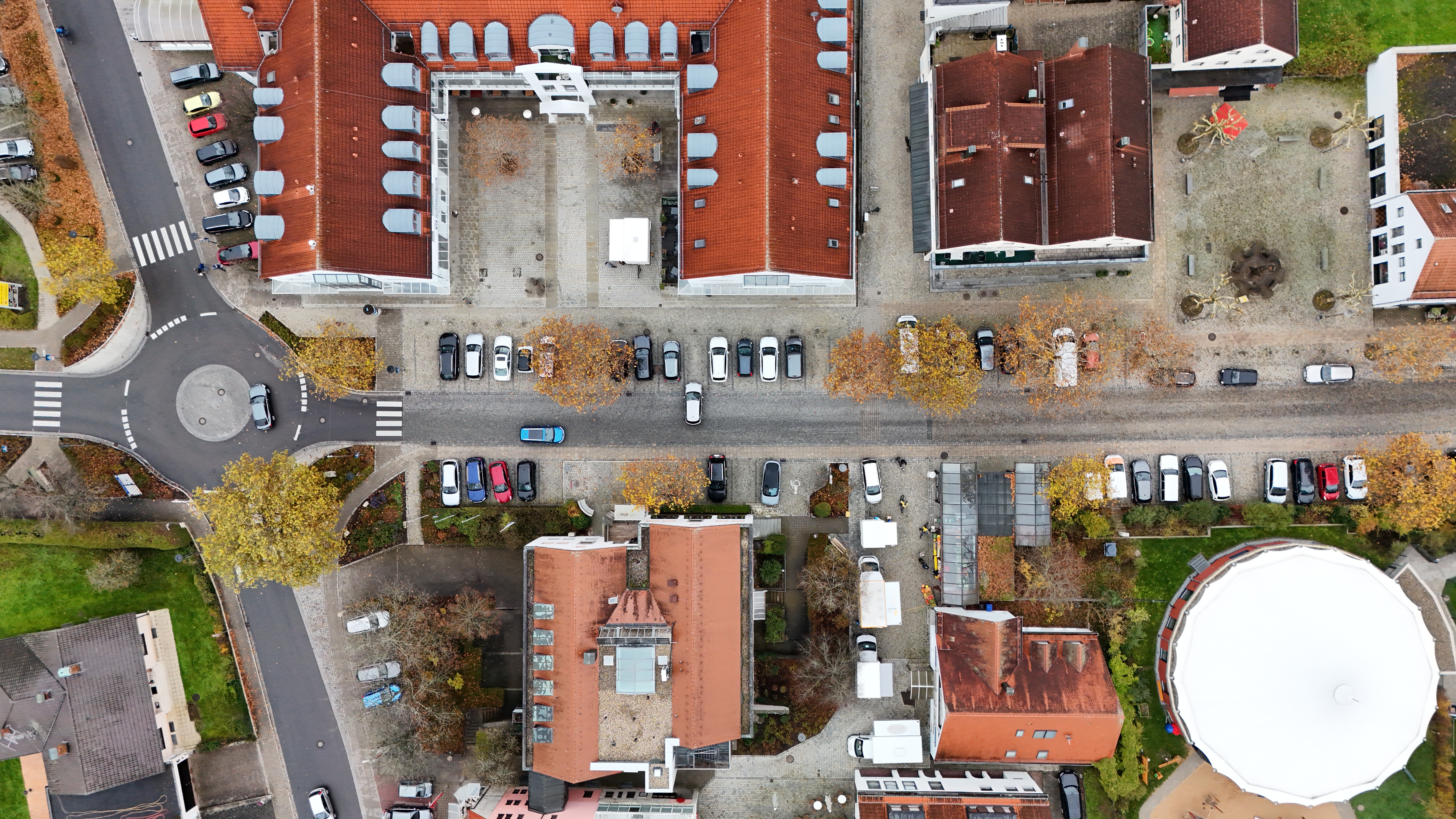 Centrum aus der Vogelperspektive