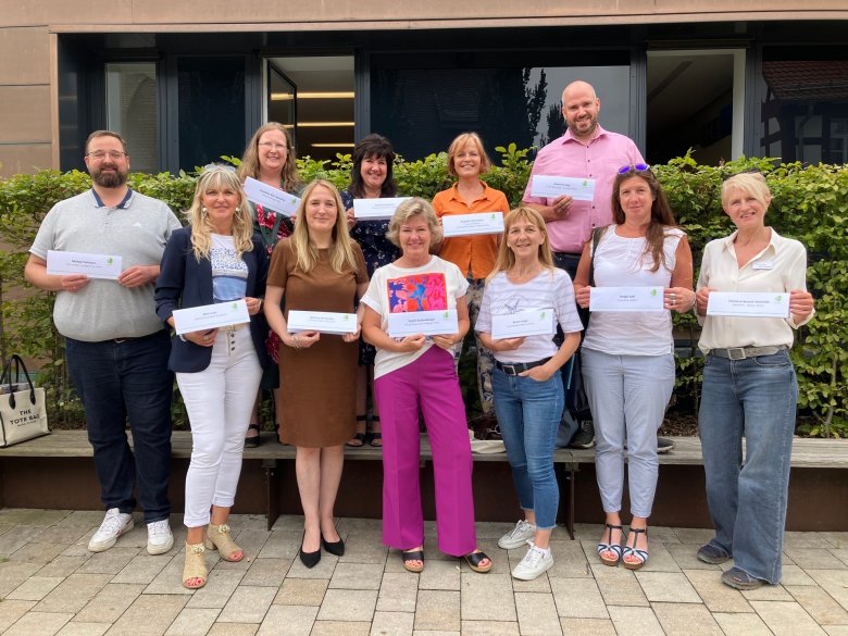 Gruppe von Mitarbeitern der Verwaltungen